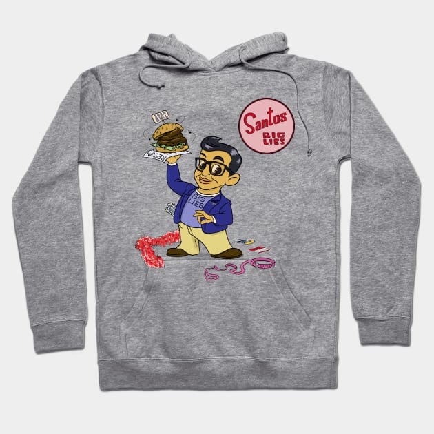 Santos Big Lies - George Santos Big Boy Hoodie by Funkybat